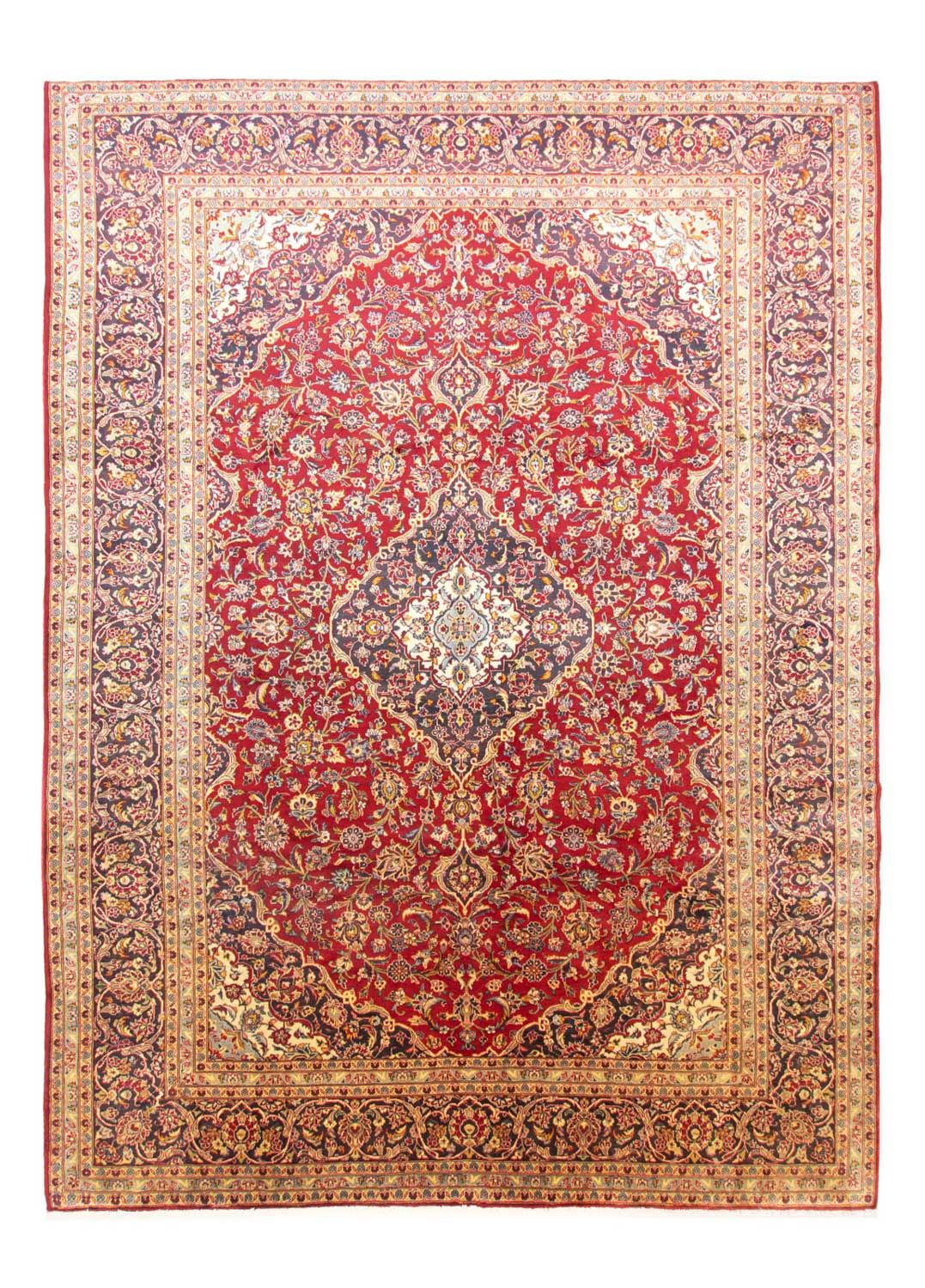 Alfombra persa - Keshan - 412 x 300 cm - rojo