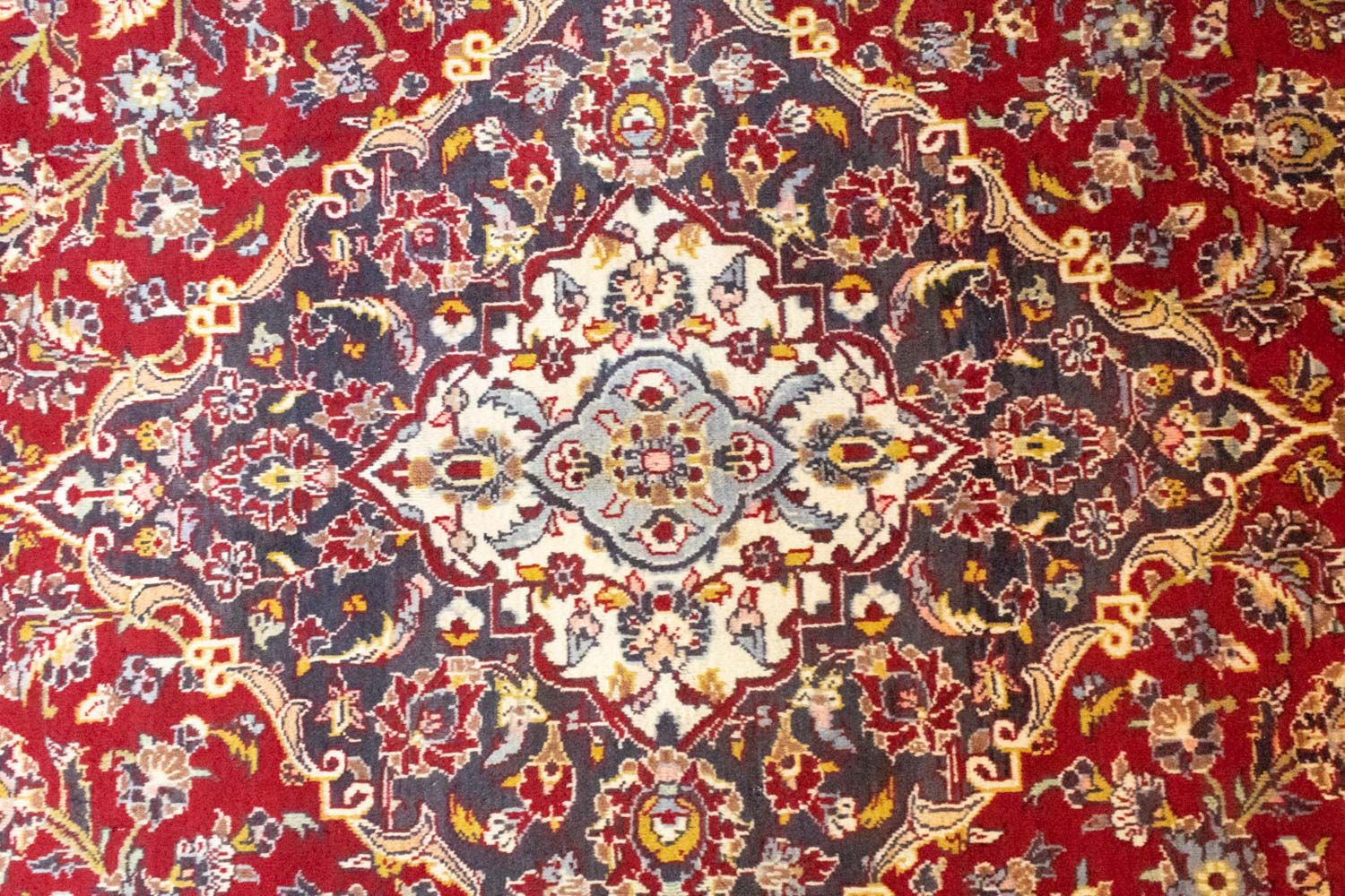 Alfombra persa - Keshan - 412 x 300 cm - rojo