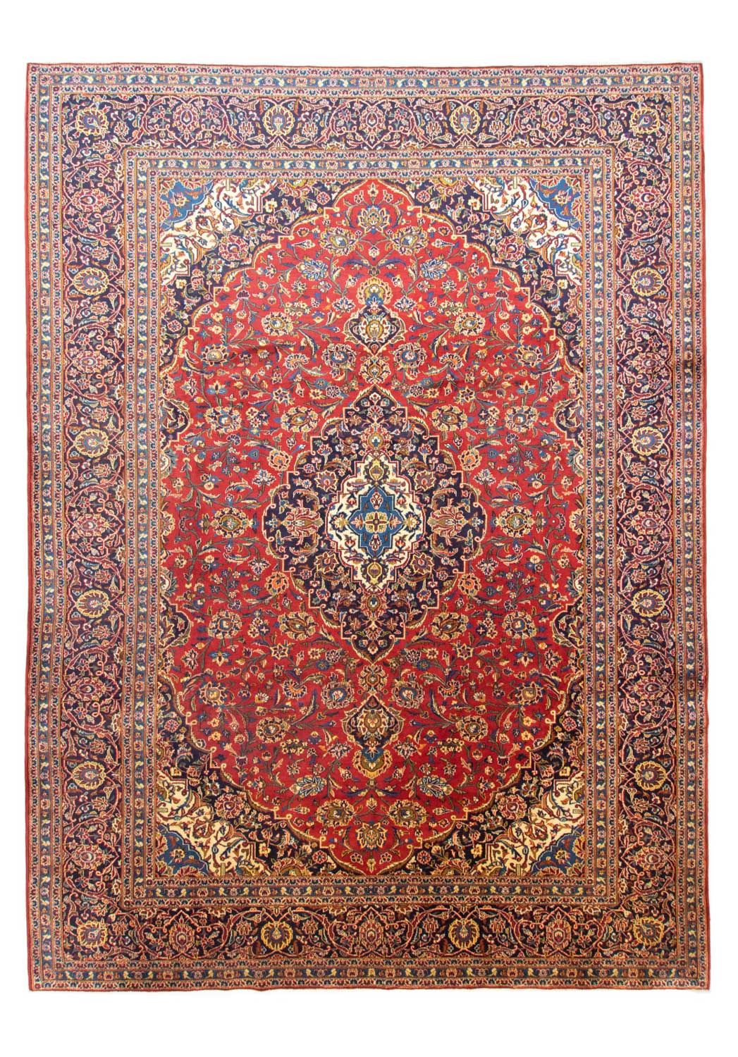 Alfombra persa - Keshan - 417 x 304 cm - óxido