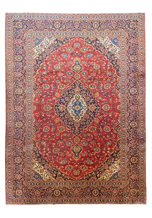Alfombra persa - Keshan - 417 x 304 cm - óxido