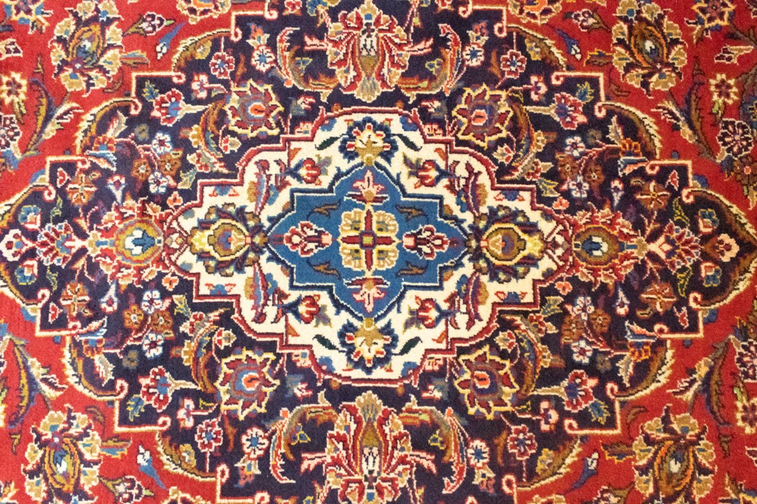 Alfombra persa - Keshan - 417 x 304 cm - óxido