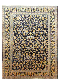 Alfombra persa - Keshan - 410 x 311 cm - azul