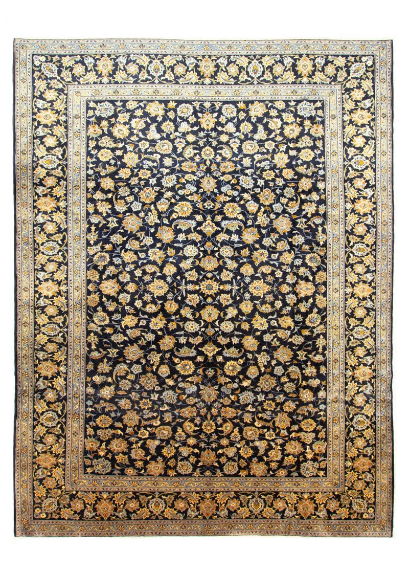 Alfombra persa - Keshan - 410 x 311 cm - azul