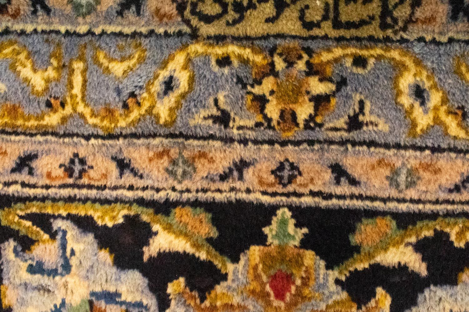 Alfombra persa - Keshan - 410 x 311 cm - azul