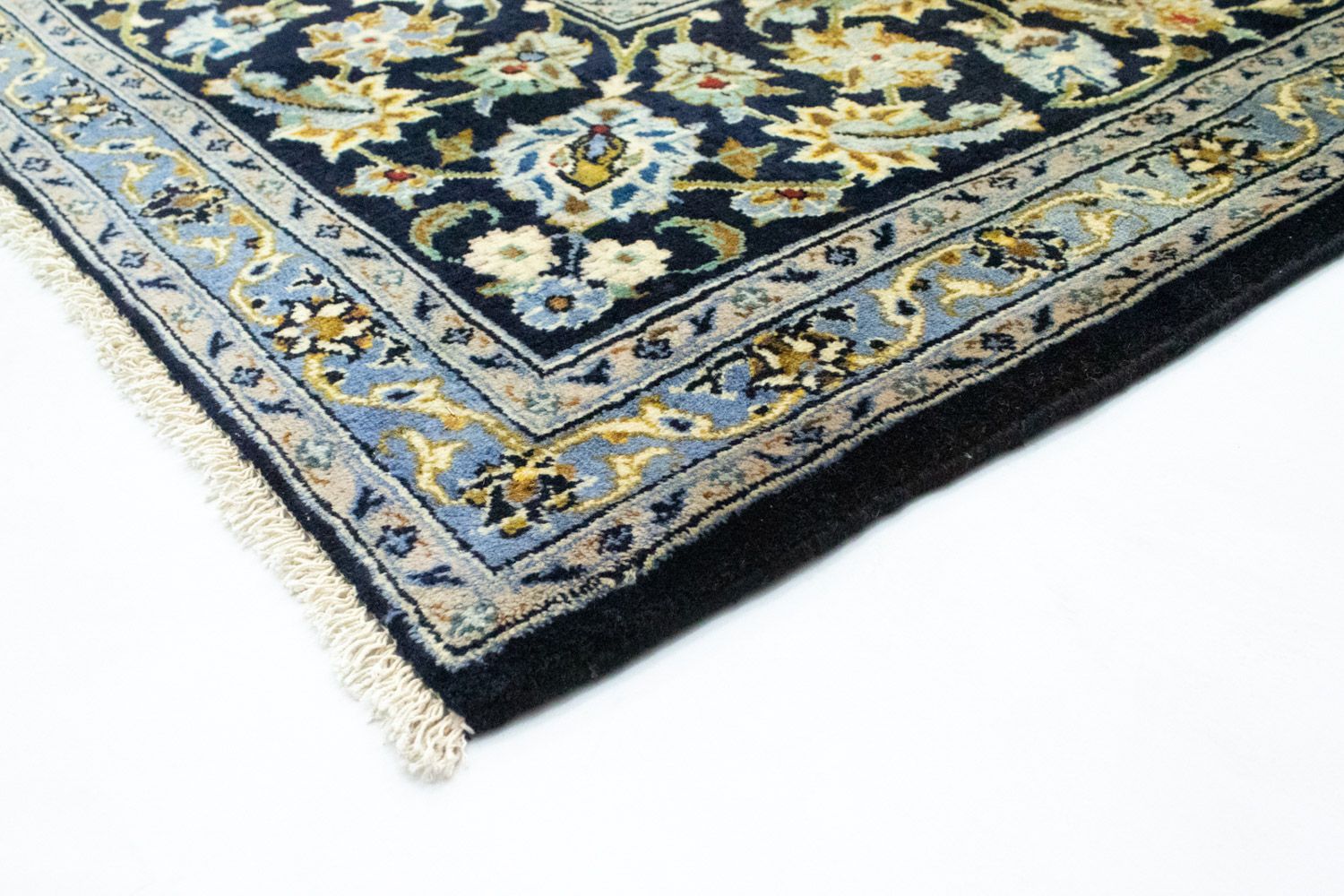 Alfombra persa - Keshan - 410 x 311 cm - azul