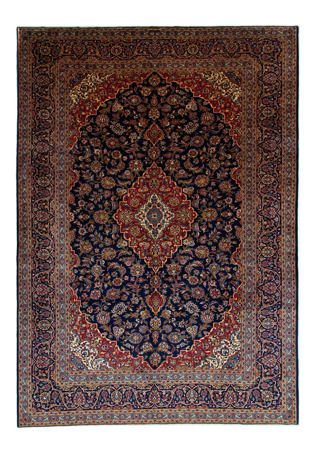 Alfombra persa - Keshan - 419 x 298 cm - azul