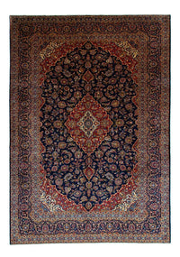 Alfombra persa - Keshan - 419 x 298 cm - azul