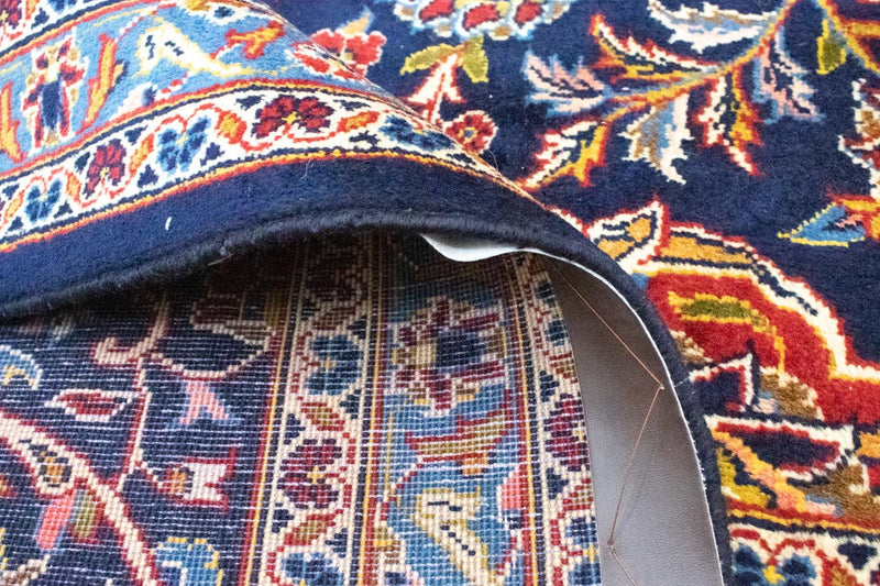 Alfombra persa - Keshan - 419 x 298 cm - azul