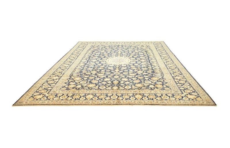 Alfombra persa - Keshan - 423 x 298 cm - azul
