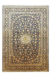 Alfombra persa - Keshan - 431 x 308 cm - azul