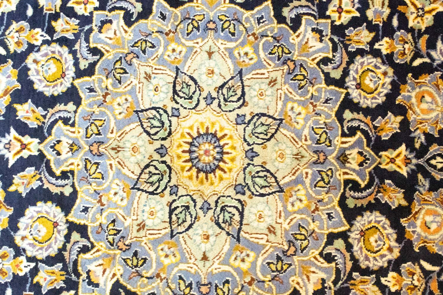 Alfombra persa - Keshan - 431 x 308 cm - azul