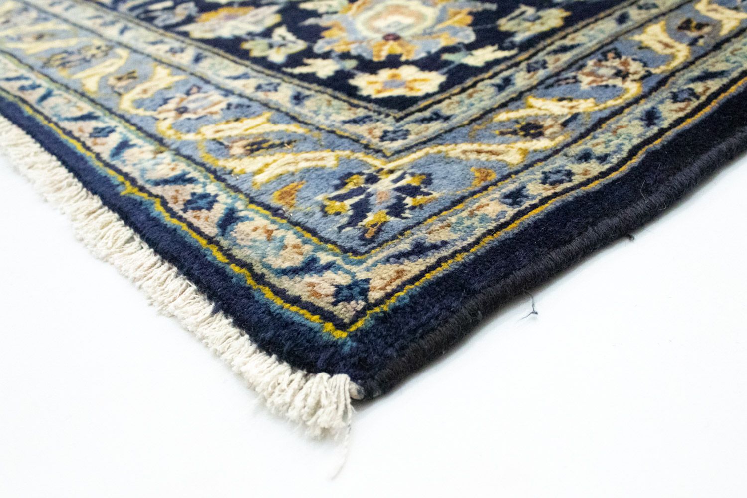 Alfombra persa - Keshan - 431 x 308 cm - azul