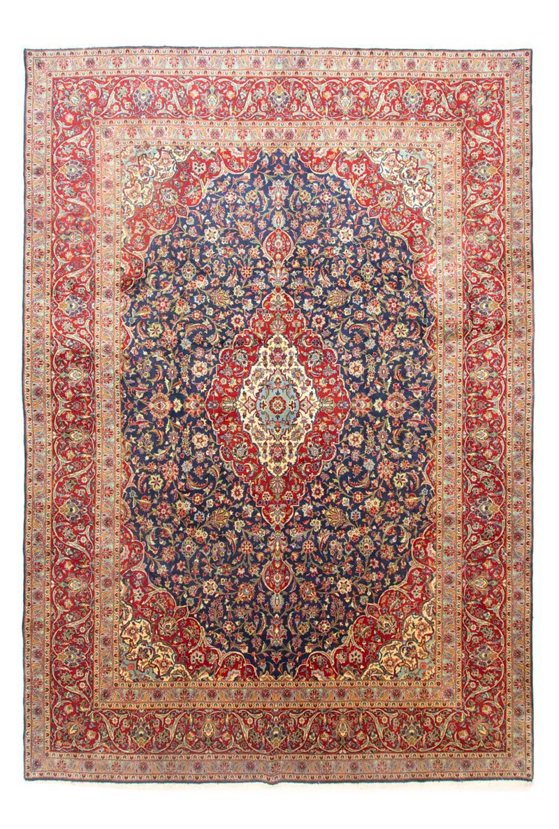 Alfombra persa - Keshan - 433 x 300 cm - azul