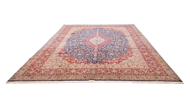 Alfombra persa - Keshan - 433 x 300 cm - azul