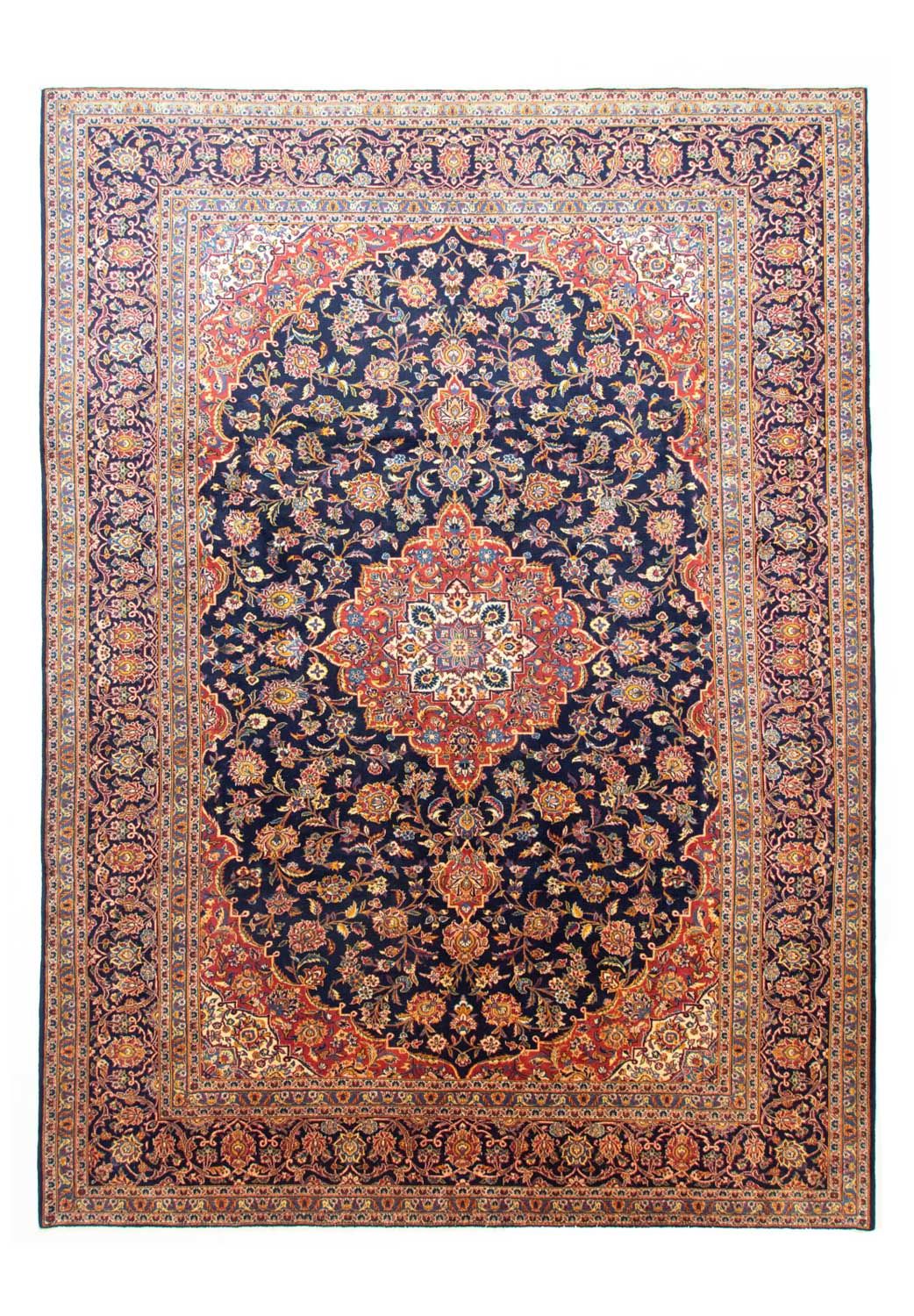 Alfombra persa - Keshan - 396 x 287 cm - azul