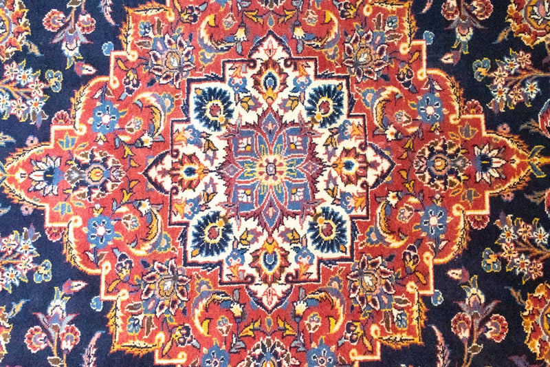 Alfombra persa - Keshan - 396 x 287 cm - azul