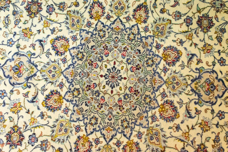 Alfombra persa - Keshan - 333 x 245 cm - beige