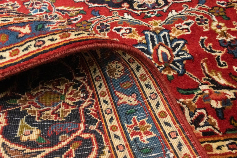 Alfombra persa - Keshan - 311 x 200 cm - rojo