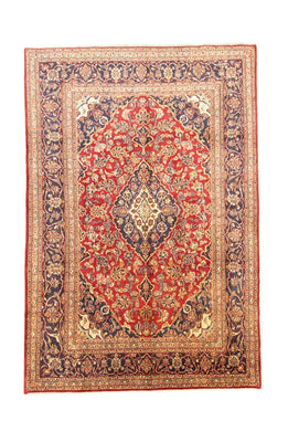 Alfombra persa - Keshan - 290 x 200 cm - rojo