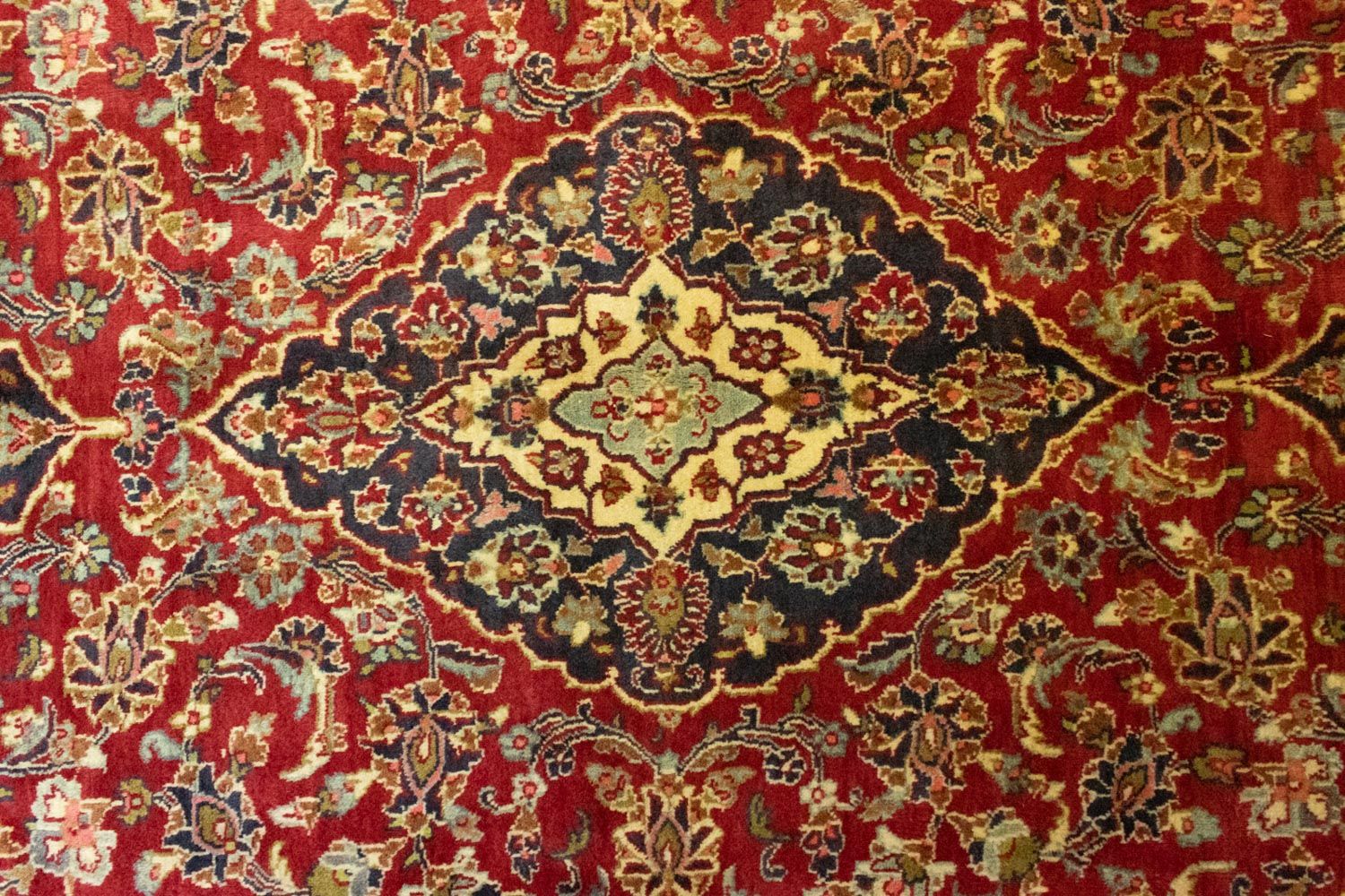 Alfombra persa - Keshan - 290 x 200 cm - rojo