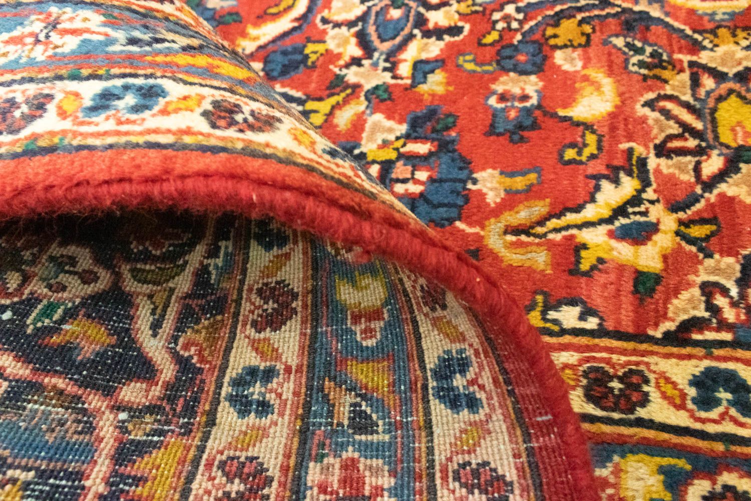 Alfombra persa - Keshan - 284 x 198 cm - naranja