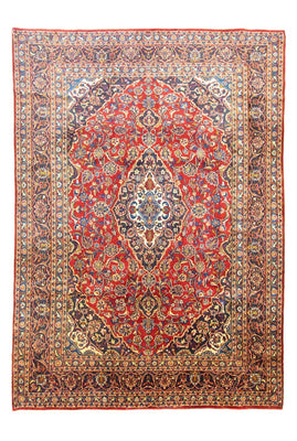Alfombra persa - Keshan - 335 x 240 cm - rojo