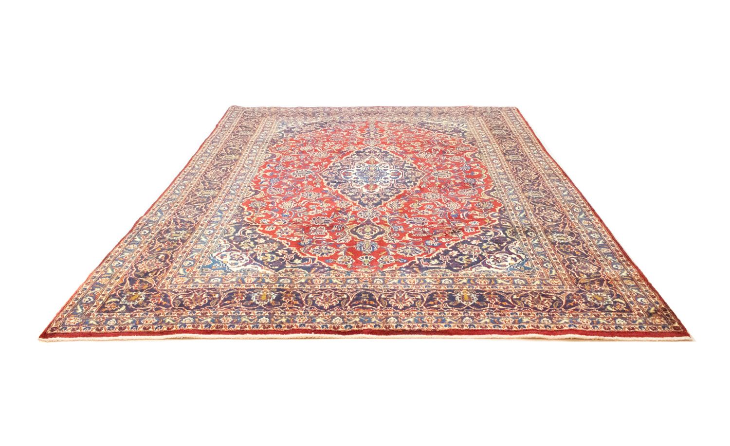 Alfombra persa - Keshan - 335 x 240 cm - rojo