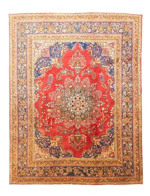 Alfombra persa - Clásica - 321 x 261 cm - naranja