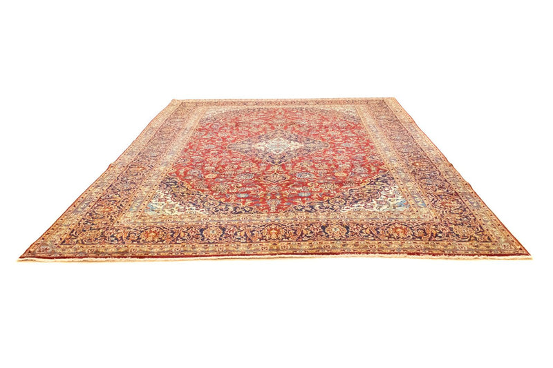Alfombra persa - Keshan - 401 x 294 cm - rojo
