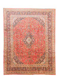 Alfombra persa - Keshan - 375 x 292 cm - rojo