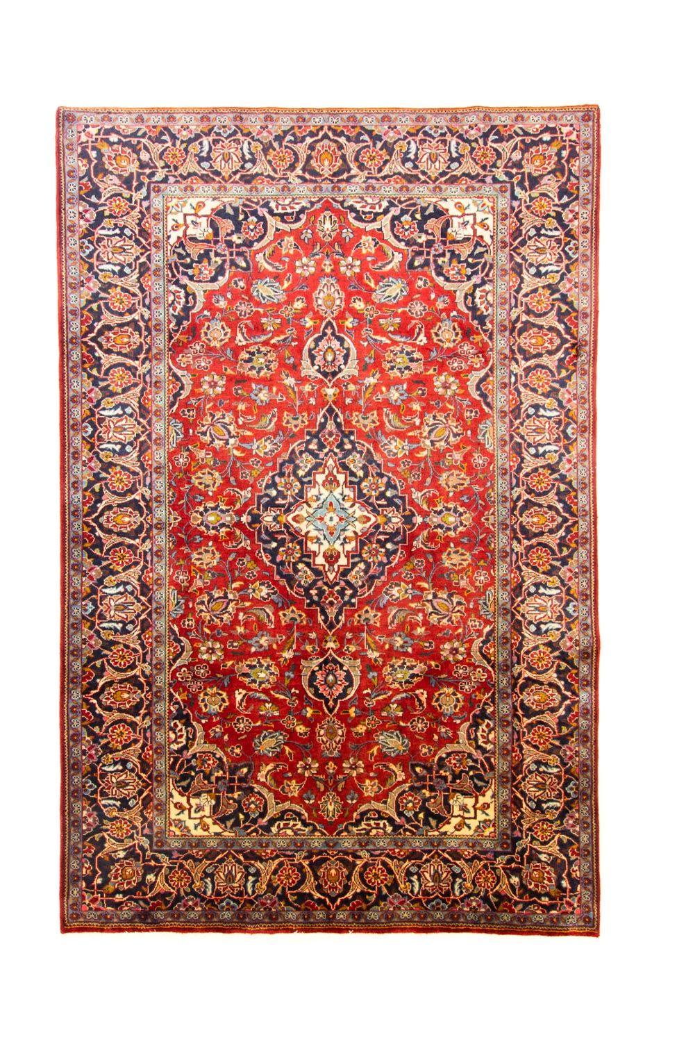 Alfombra persa - Clásica - 305 x 199 cm - rojo