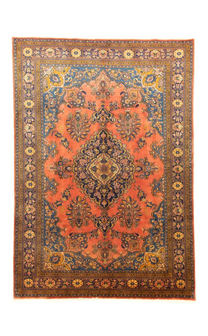 Alfombra persa - Clásica - 310 x 213 cm - naranja