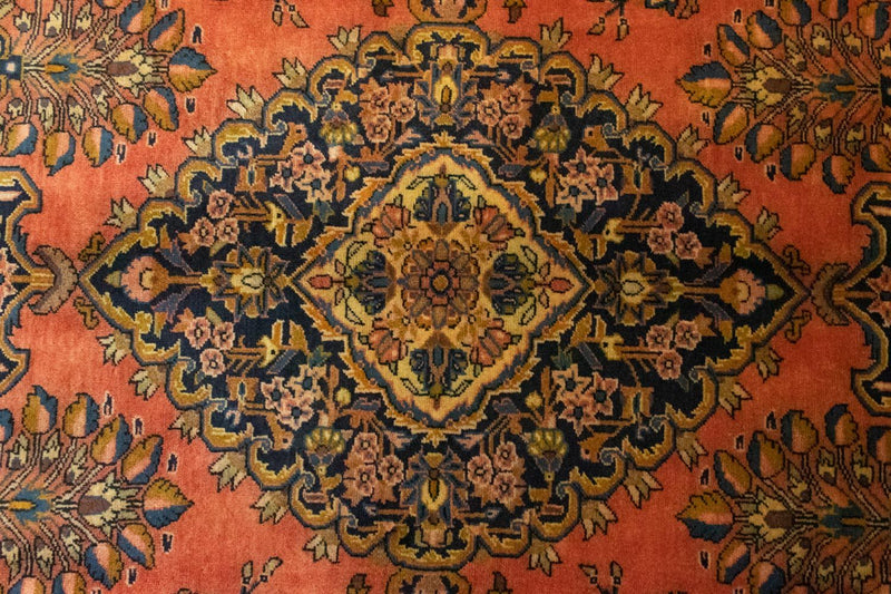 Alfombra persa - Clásica - 310 x 213 cm - naranja