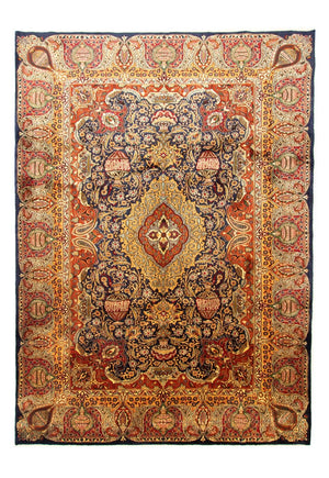 Alfombra persa - Clásica - 397 x 292 cm - azul