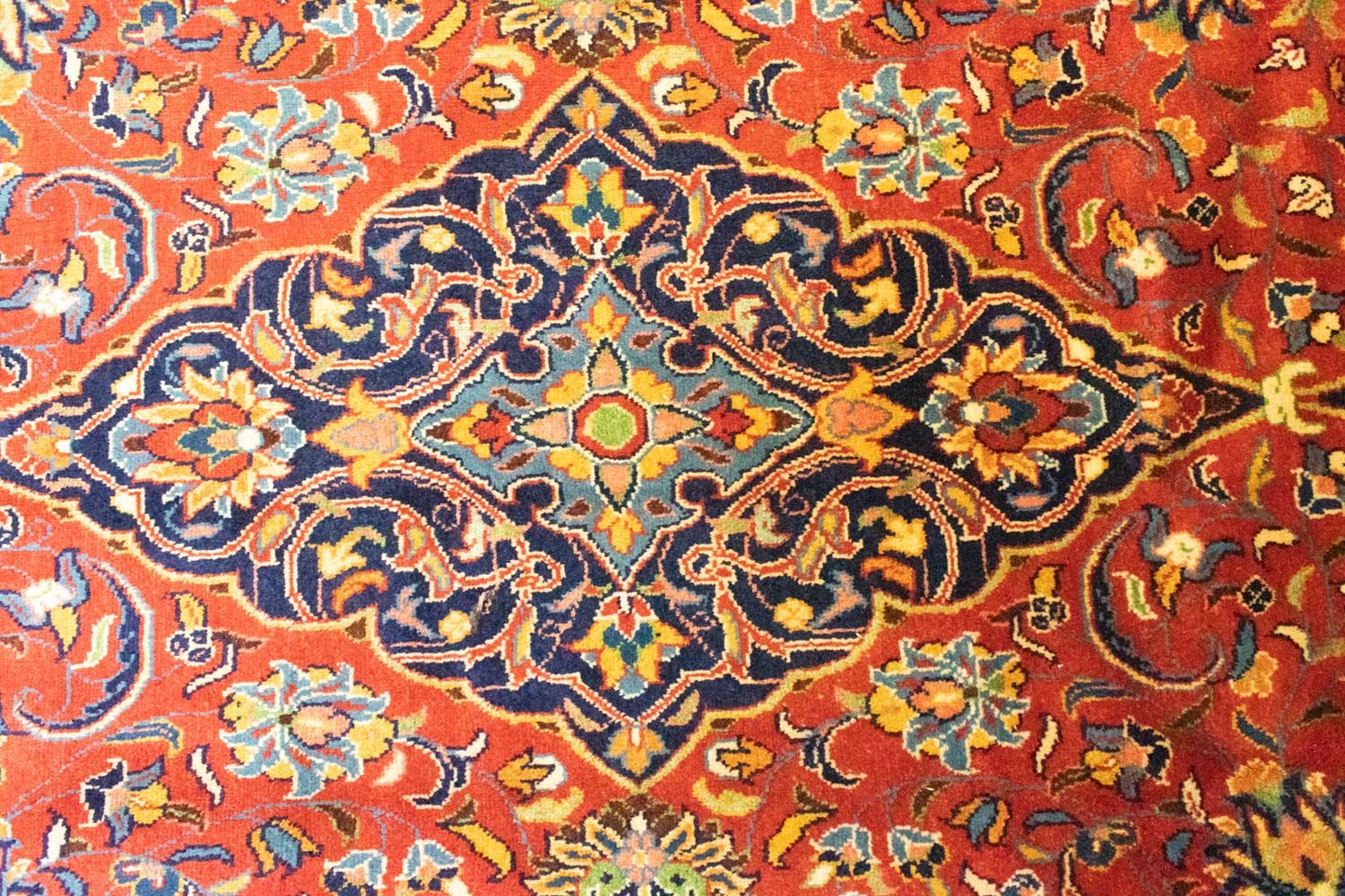 Alfombra persa - Clásica - 348 x 204 cm - naranja