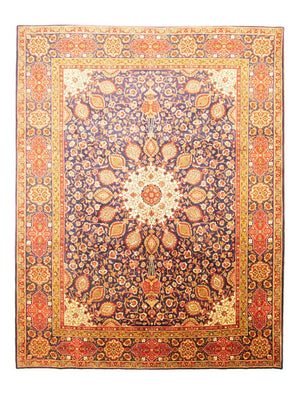 Alfombra persa - Tabriz - 392 x 305 cm - azul