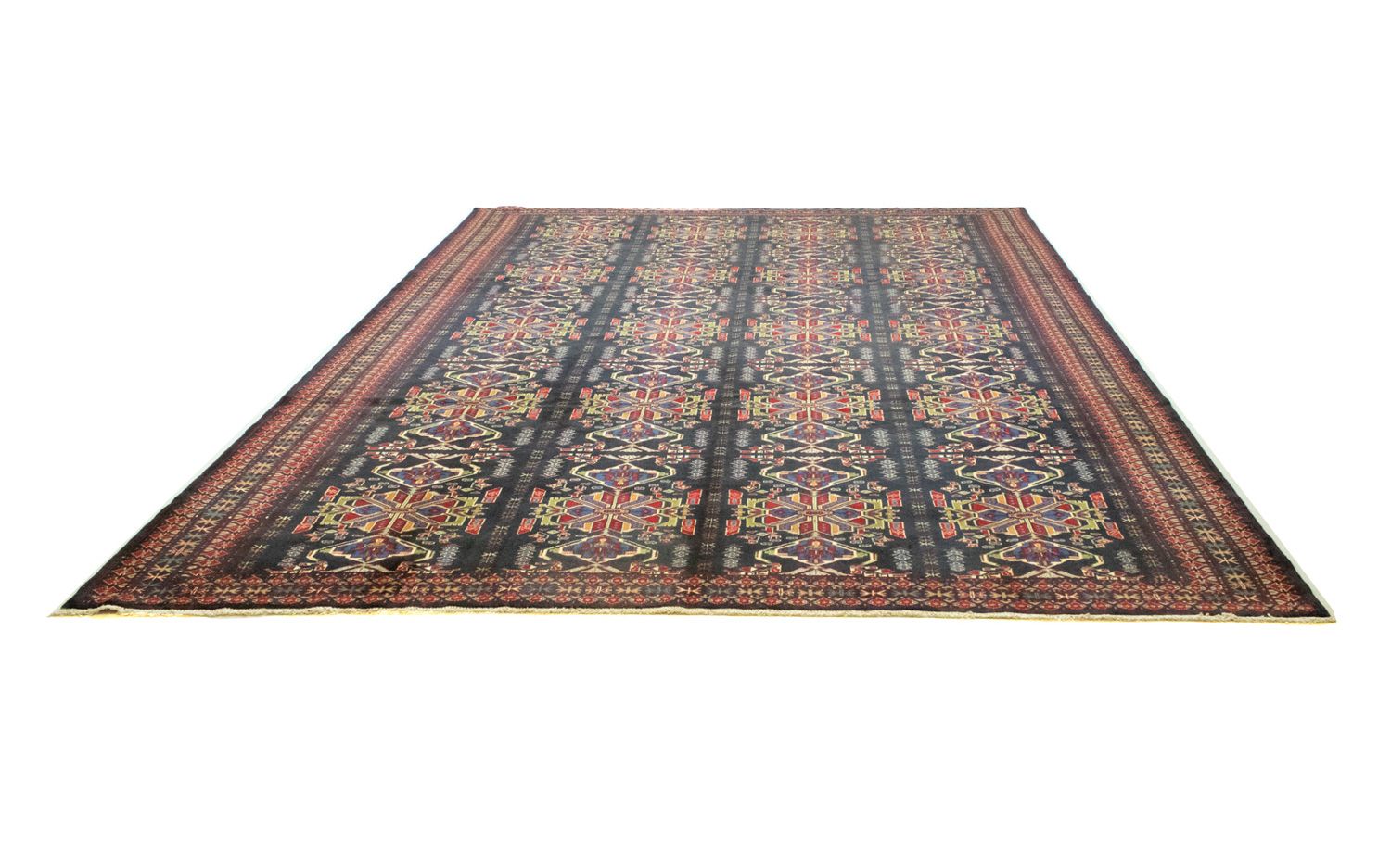 Alfombra persa - Tabriz - 394 x 302 cm - azul