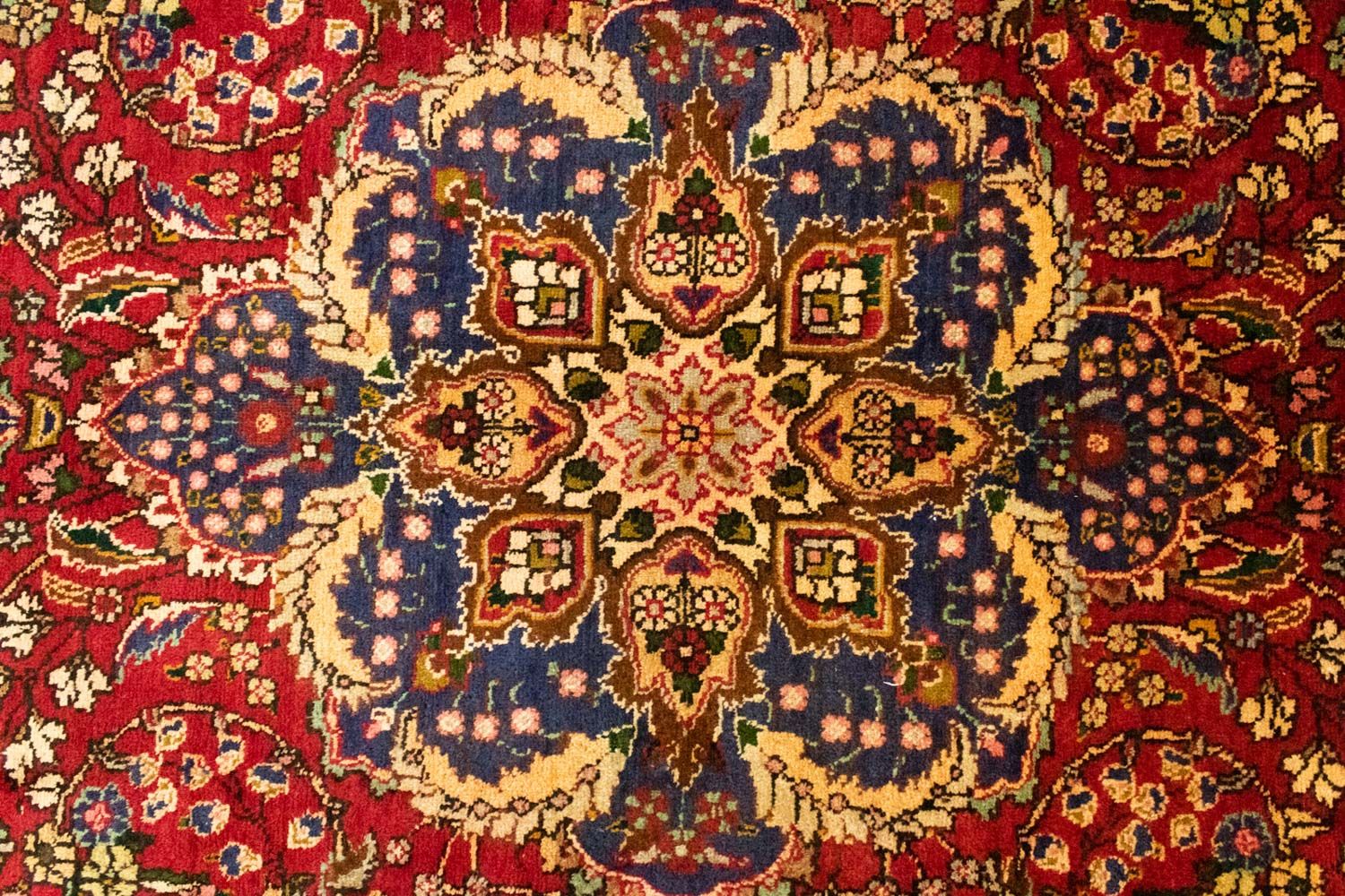 Alfombra persa - Tabriz - 302 x 212 cm - rojo