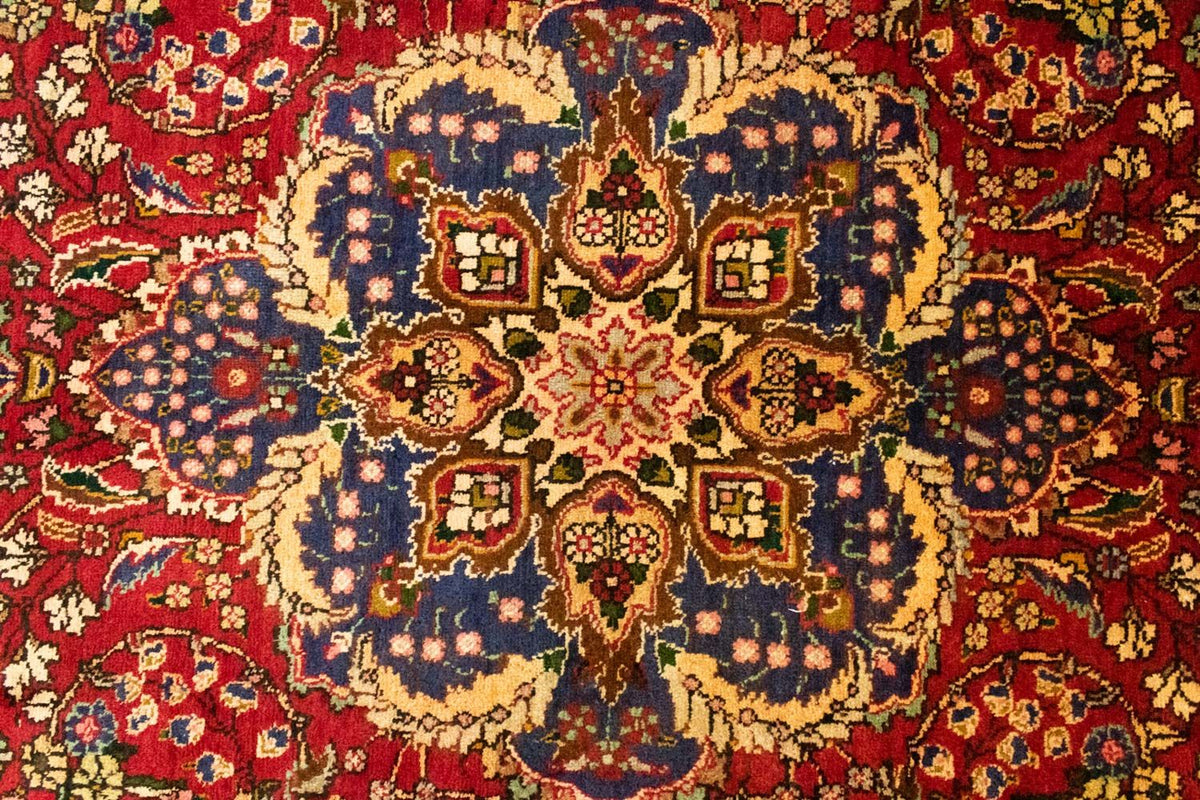 Alfombra persa - Tabriz - 302 x 212 cm - rojo