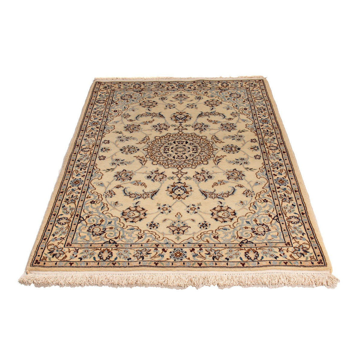 Alfombra Persa - Nain - Real - 145 x 97 cm - beige