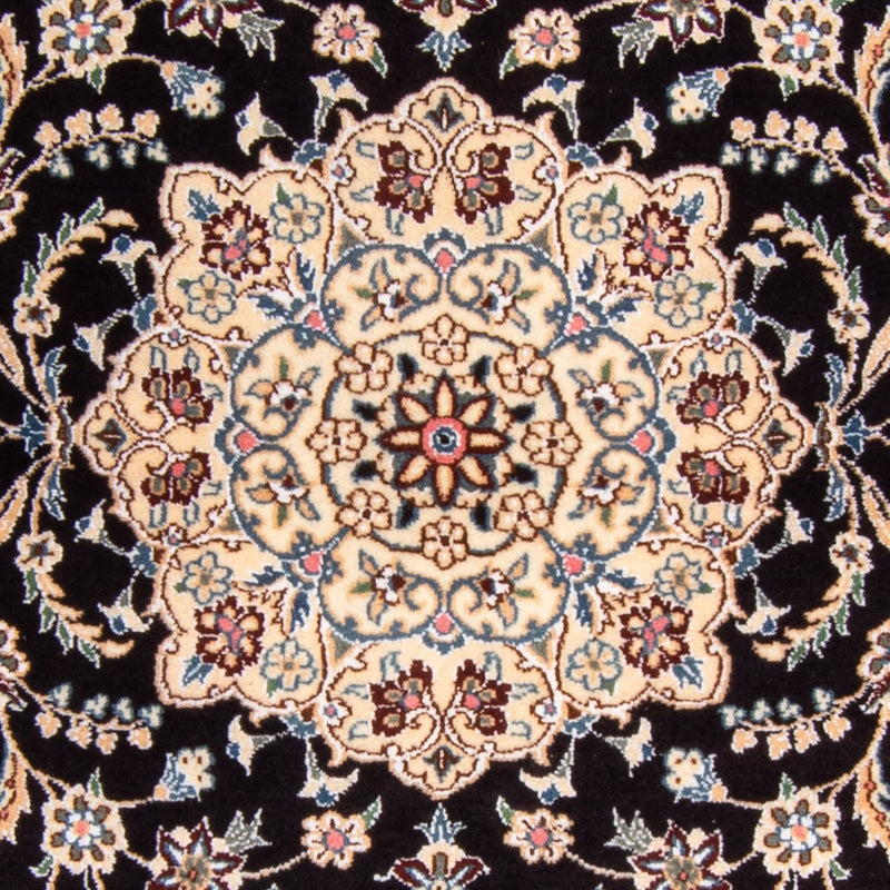 Alfombra Persa - Nain - Real - 156 x 98 cm - azul oscuro