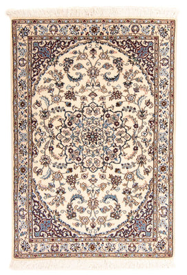 Alfombra Persa - Nain - Real - 148 x 96 cm - beige