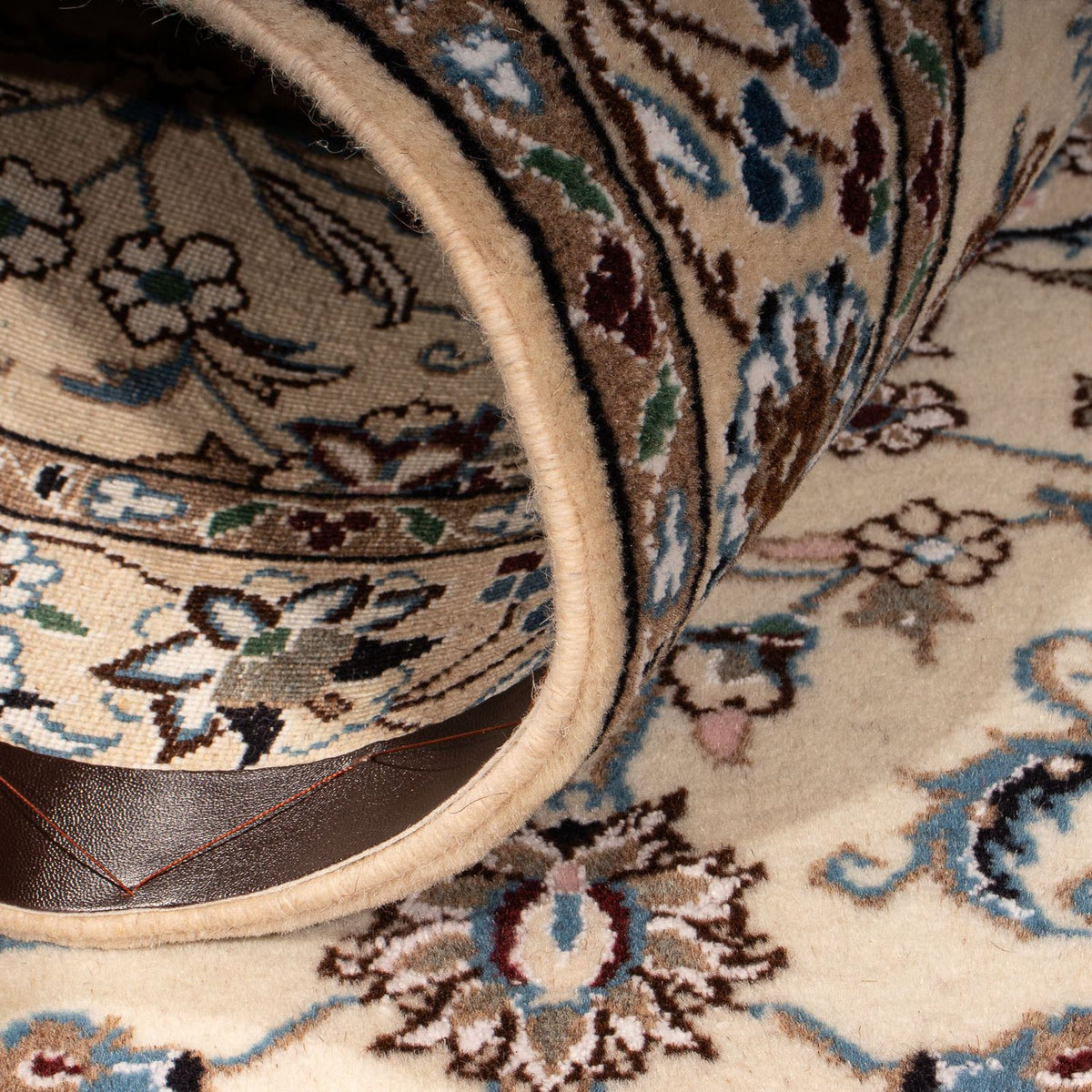 Alfombra Persa - Nain - Real - 148 x 96 cm - beige