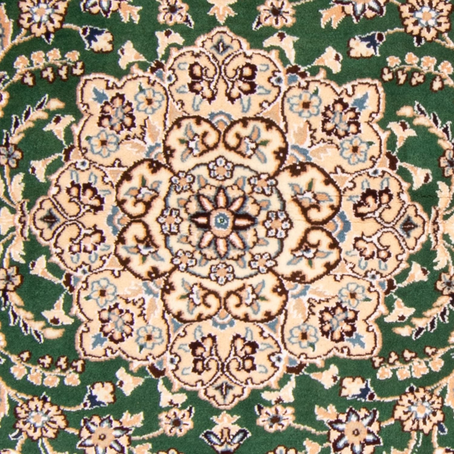 Alfombra Persa - Nain - Real - 147 x 98 cm - verde