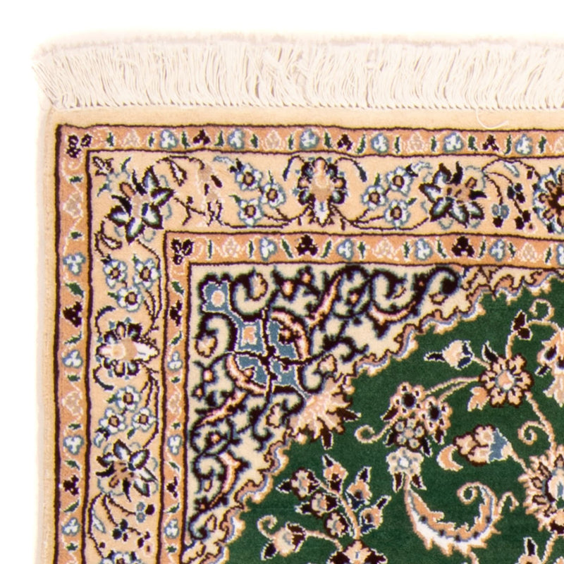 Alfombra Persa - Nain - Real - 147 x 98 cm - verde