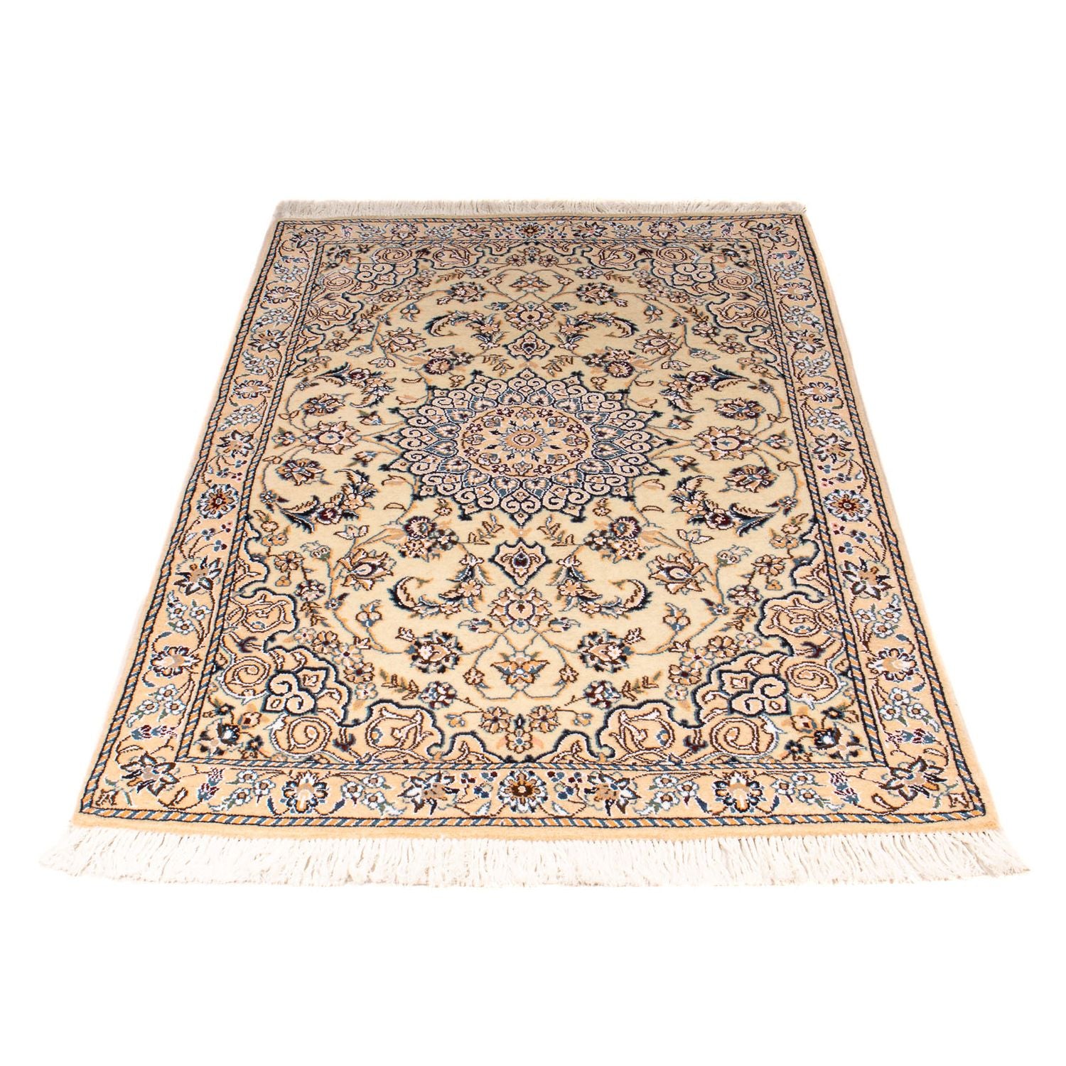 Alfombra Persa - Nain - Real - 147 x 86 cm - beige