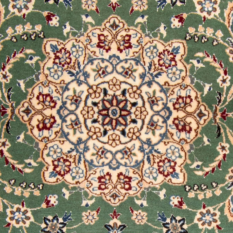 Alfombra Persa - Nain - Real - 152 x 100 cm - verde