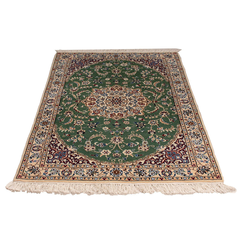 Alfombra Persa - Nain - Real - 152 x 100 cm - verde