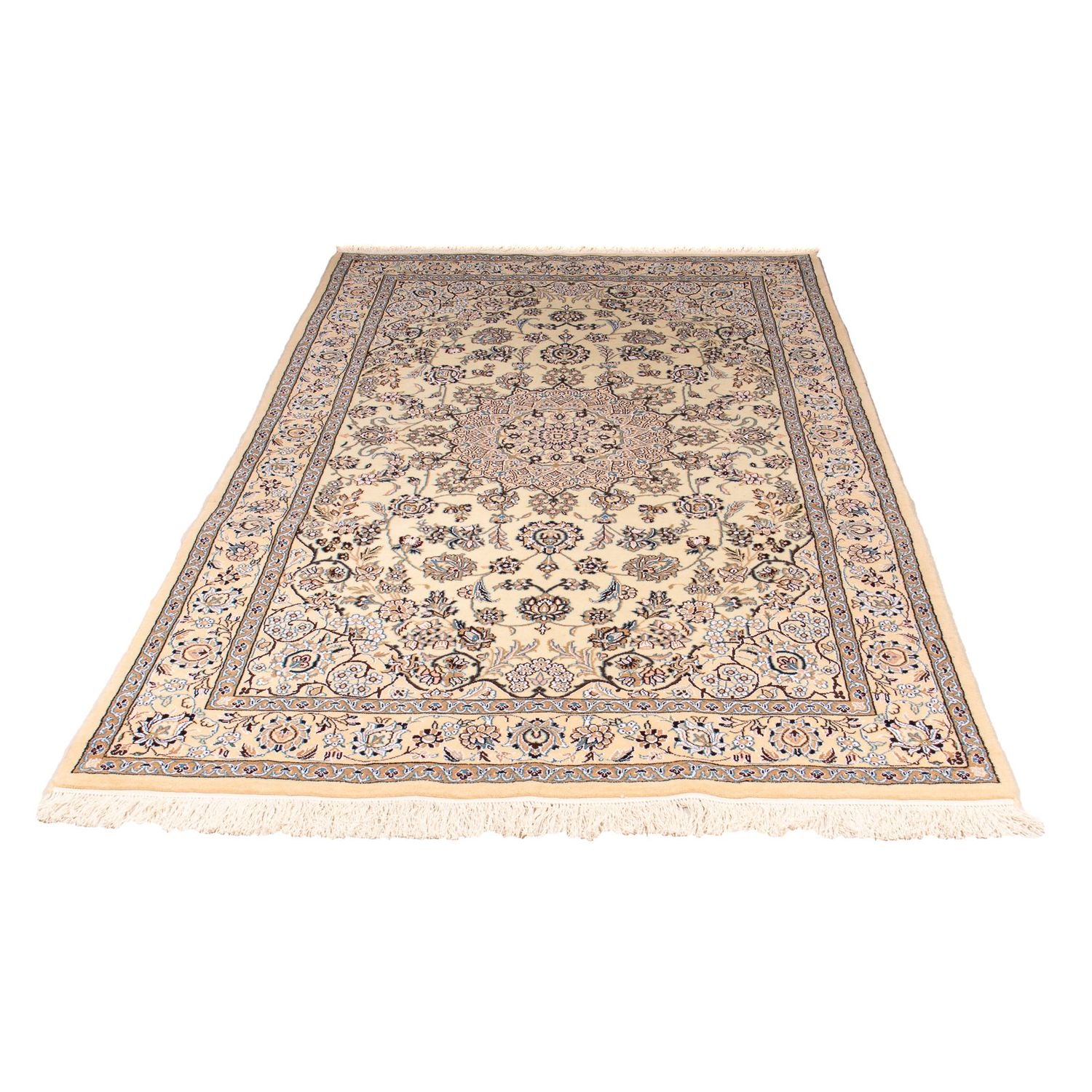 Alfombra Persa - Nain - Real - 227 x 135 cm - beige