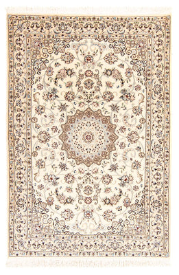 Alfombra Persa - Nain - Real - 204 x 135 cm - beige
